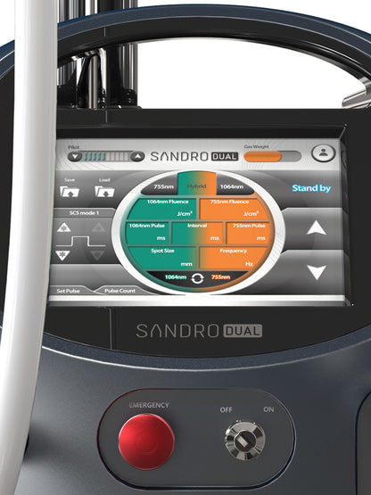 SANDRO DUAL - Long Pulsed – 755nm Alexandrite et 1064nm Nd:YAG